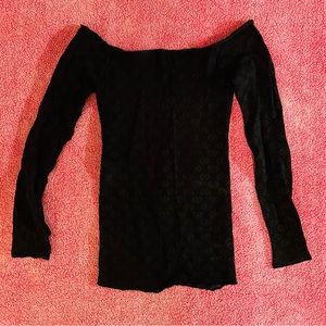 Free People Movement Sexy Black Bodycon Top - XS/S